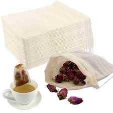 Bolsas de Té Reutilizables - 50 Piezas