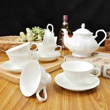 Juego de Té de Porcelana ErZhuiZi con Tetera y 6 Tazas