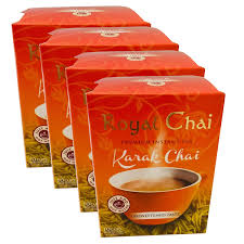 Royal Chai Karak Chai Sin Azúcar - Paquete de 4