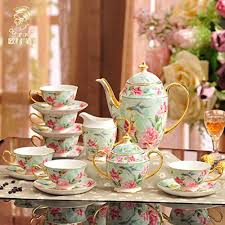 Juego de Té Inglés en Porcelana Europea