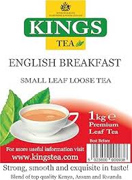 KINGS TEA: Desayuno Inglés Suelto 1kg