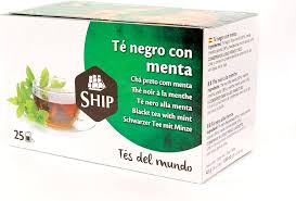 Té Negro con Menta - Caja de 25 Unidades