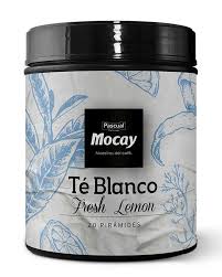 Caffé Mocay - Té Blanco Limón Fresco - Pack 2 Latas 20