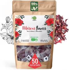 Té Ecológico de Flor de Jamaica BIO - 50 Bolsitas