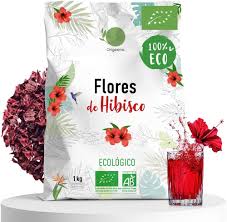 Flor de Jamaica Ecológica 1kg - Hibisco para Té Frío