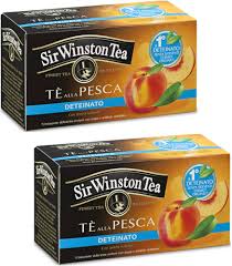 Té Negro Descafeinado Sabor Melocotón Sir Wiston