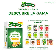 Hornimans Kombucha Verde con Jengibre y Limón 100% Natural