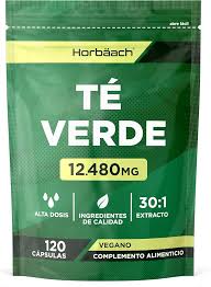 Té Verde en Cápsulas 12480mg | Extracto Potente Vegano - 120 Comprimidos