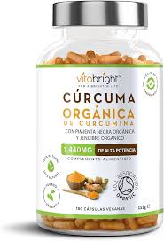 Capsulas de Cúrcuma con Jengibre y Pimienta Negra 1440mg - 180 Unidades