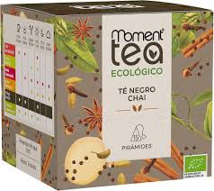 Té Negro Chai Ecológico - Estuche de 15 Pirámides