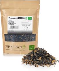 Té Negro Chai Ecológico FRISAFRAN 100g - Antioxidante