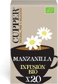 Infusiones Ecológicas de Manzanilla - 20 Bolsitas Cupper