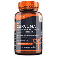 Cúrcuma Orgánica con Jengibre y Pimienta Negra - 180 Cápsulas
