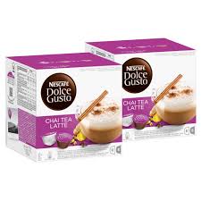 Nescafé Dolce Gusto Chai Latte - Paquete Doble de 32 Cápsulas