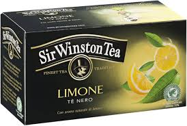 Té Sir Wiston: Negro con Sabor Natural a Limón - 20 Bolsitas