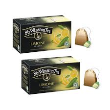 Té Sir Wiston: Té Negro Sabor Limón - 2 x 20 Bolsitas