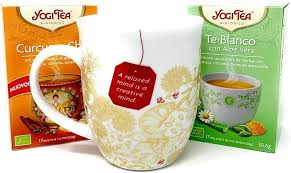 Cofanetto Yogi Tea: Tazza + Infusi Curcuma Chai y Tè Blanco