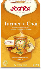 Té Orgánico Yogi Cúrcuma Chai - 17 Bolsas
