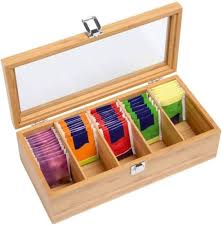 Caja de Té de Madera BlyeMichdi