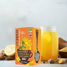 Cupper - Infusión BIO de Jengibre y Cúrcuma - Pack de 4 Cajas