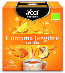 Infusión Yogi de Cúrcuma y Jengibre - 12 Bolsitas