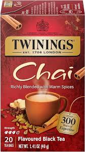Twinings Chai Tea - Pack de 6 (20 Bolsitas)